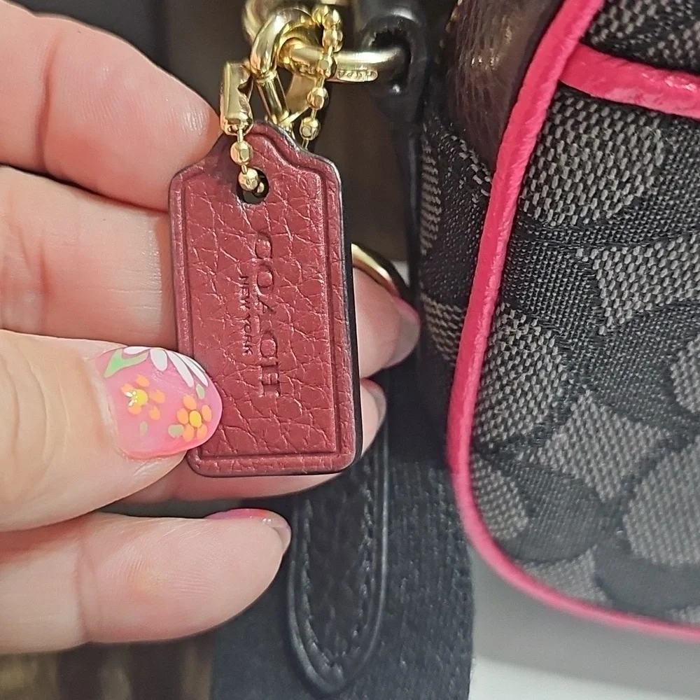 Coach Black and CAMERA Crossbody Bag